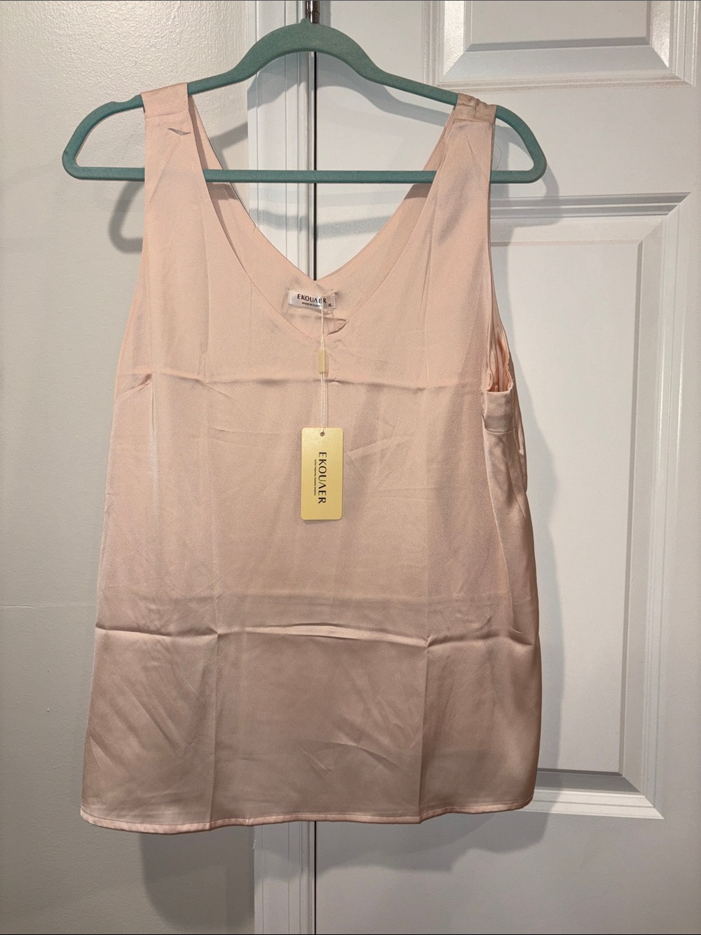 Eloquii Light Blush Satin Tank